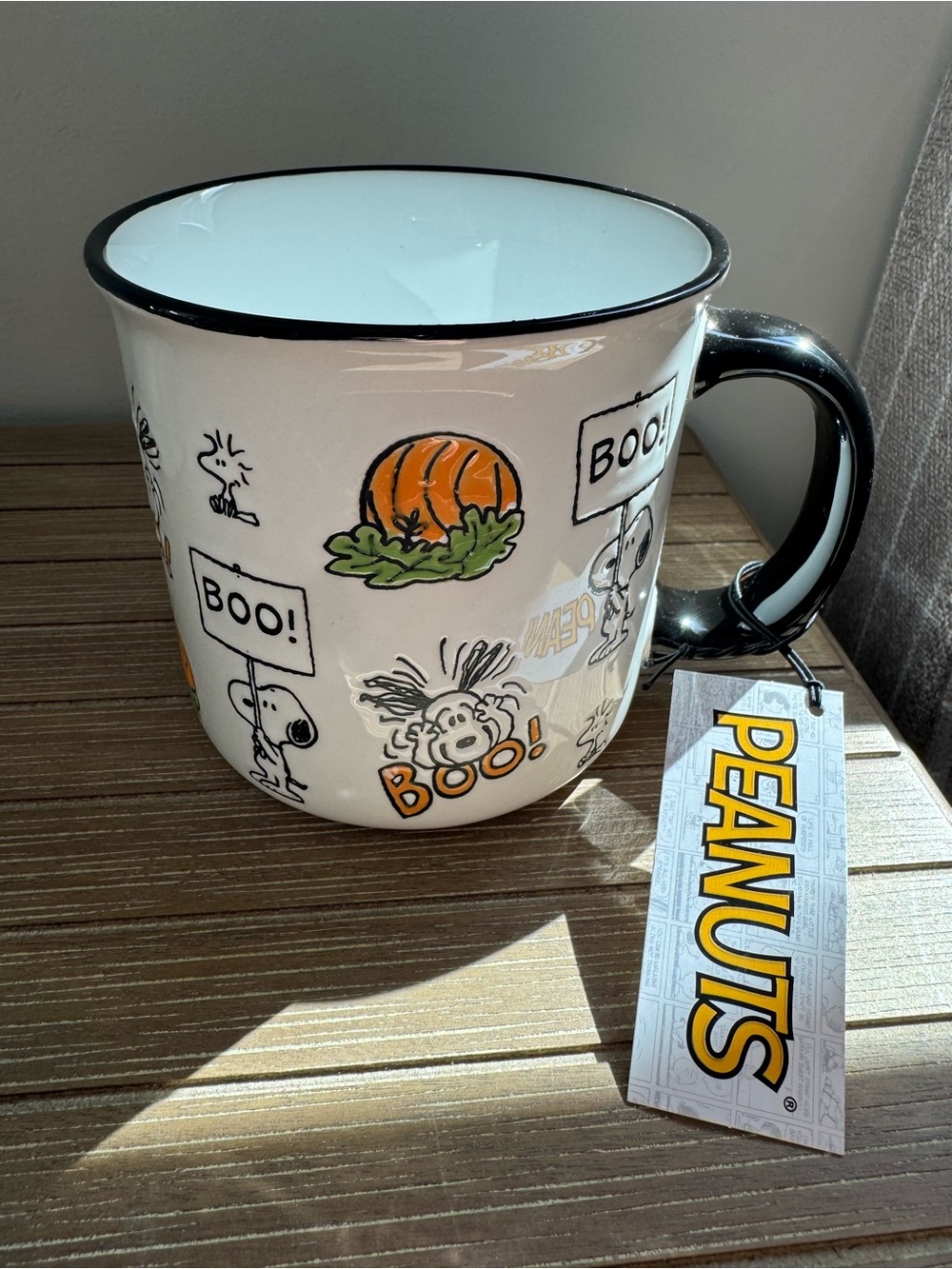 Brand New With Tags (NWT) Peanuts Halloween Snoopy & Woodstock Camper Mug 🎃